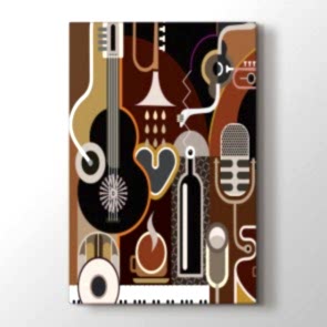 Müzik ve Sanat Tablosu | Müzik Resimleri Tabloları - halicikmazlari.shop