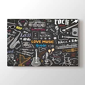 Müzik Odası Tablosu | Müzik ve Stüdyo Tabloları - halicikmazlari.shop