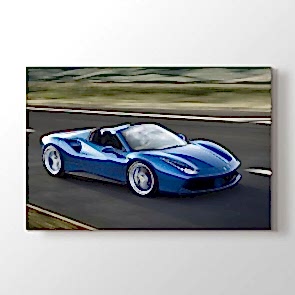 Ferrari 488 Spider Tablosu | Klasik Araba Tabloları - halicikmazlari.shop