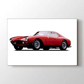 1960 Model Ferrari Tablosu | Klasik Araba Tabloları - halicikmazlari.shop