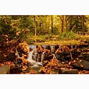 Sonbahar Manzaralı Şelale