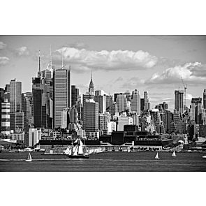 Siyah Beyaz Şehir Manzarası