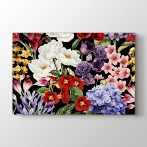 Çiçeklerin Büyüsü Tablosu | Çiçek Tabloları