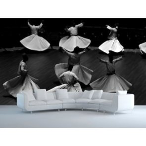 Semazen Gösterisi Dekoratif Duvar Kağıdı