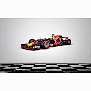 F1 Redbull - Araba 3D Duvar Kağıdı