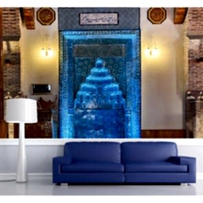 Cami Mihrap 3 Boyutlu Manzara Duvar Kağıdı Modeli