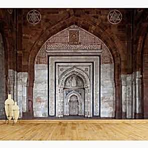 Mihrap ve Cami - 3D Duvar Kağıdı Uygulama
