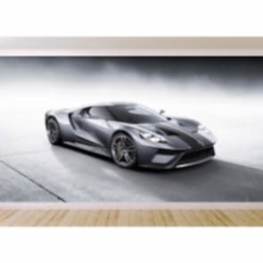 Ford GT Silver - Araba 3D Duvar Kağıdı