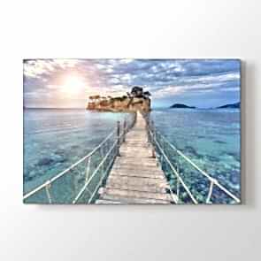 Adaya Giden Yol Tablosu | Manzara Tabloları Fiyatları