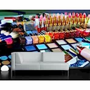 Fondoten, Oje ve Rimel 3D Duvar Kağıdı Modeli