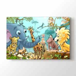 Çocuk Odası Hayvanları Tablosu | Çocuk Tabloları