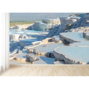 Pamukkale Denizli 3D Duvar Kağıdı