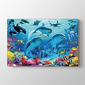 Sualtı Canlıları Tablosu | At Tablosu