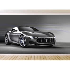Maserati Lüks Araba - Araba 3D Duvar Kağıdı