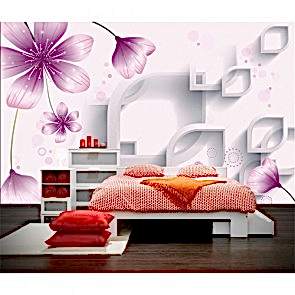 Salon Desenleri - 3D Duvar Kağıdı Uygulama