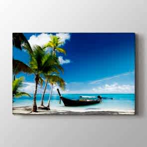 Tropik Tatil - Doğa Manzara Duvar Tablosu