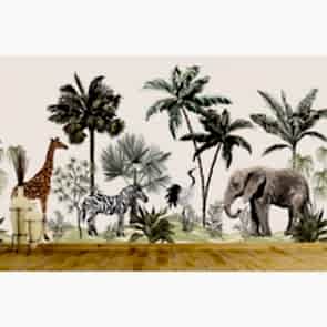 Orman Yaşamı - 3D Duvar Kağıdı Uygulama Örneği