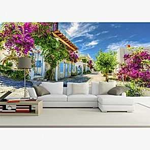 Bodrum'da Bir Sokak - Resimli Duvar Kağıdı Modeli