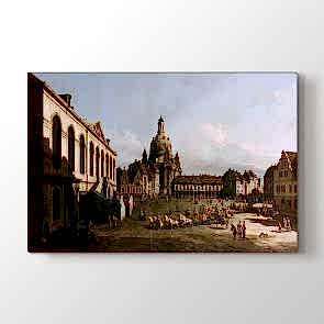 Orta Çağ - Şehir Resimli Kanvas Tablo Modeli