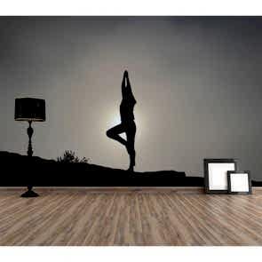 Yoga ve Esneme Spor Duvar Kağıdı Modeli