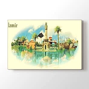 İzmirin Resmi Tablosu | Salon Için Duvar Tabloları