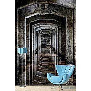 Antik Koridor 3 Boyutlu Duvar Kağıdı