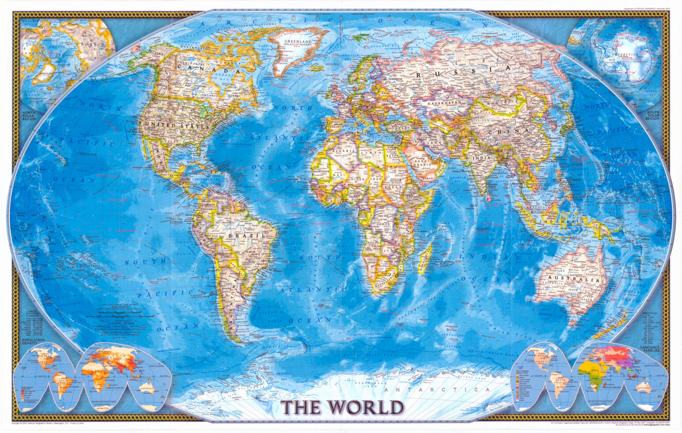 Dünya - Resimli Dekoratif Duvar Kağıdı